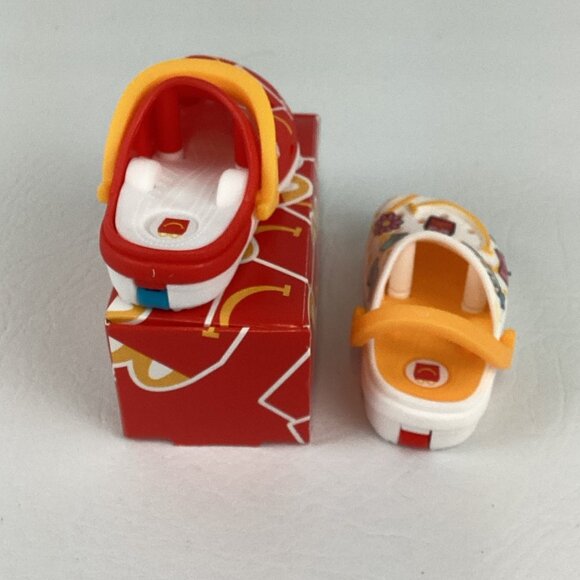 McDonald's Happy Meal Toy Crocs Mini Keychain Backpack Clip Mini Sandals 2024 - Picture 4 of 6